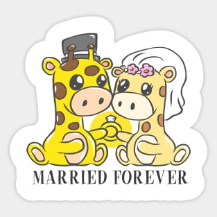 Wedding marriage marriage marriage married Sticker